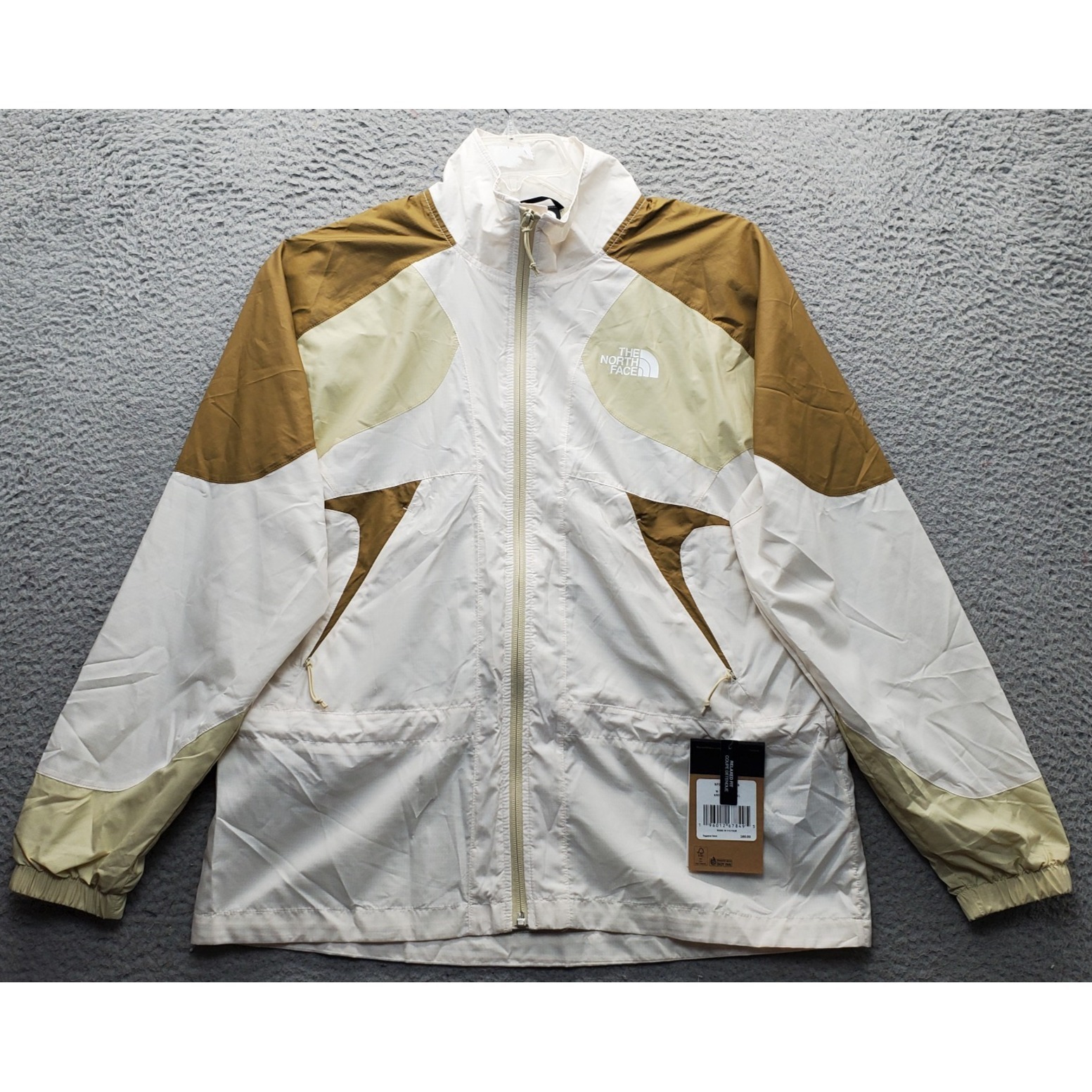 The North Face Windbreaker Jacket Womens S Multi Mesh Lined Long Sleeve Full Zip